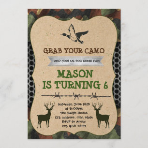 Uitnodiging voor de jacht op Camouflage