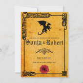 uitnodiging voor de Keltische bruiloft (Voorkant)