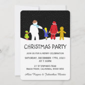 Uitnodiging voor de kerstfeestdag (Voorkant)