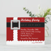 Uitnodiging voor de kerstman (Staand voorkant)