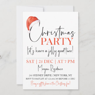 Uitnodiging voor de kerstpartij Pet Kantoor