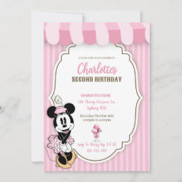 Uitnodiging voor de klassieke Minnie-ijszaak