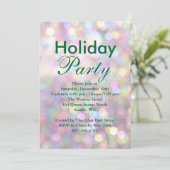 Uitnodiging voor de kleurrijke Corporate Holiday P (Staand voorkant)