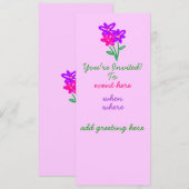 Uitnodiging voor de Lente Vrijdag (Voorkant / Achterkant)