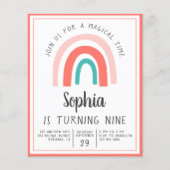 Uitnodiging voor de Magische Partij van de Begroti (Voorkant)