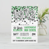 Uitnodiging voor de middelbare school reünie van 1 (Staand voorkant)