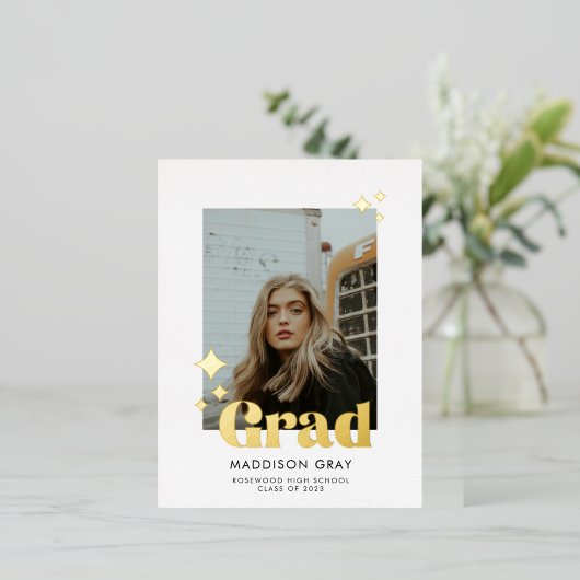 Uitnodiging voor de moderne aankondiging van het A (Staand Voorkant)