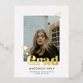 Uitnodiging voor de moderne aankondiging van het A (Voorkant)