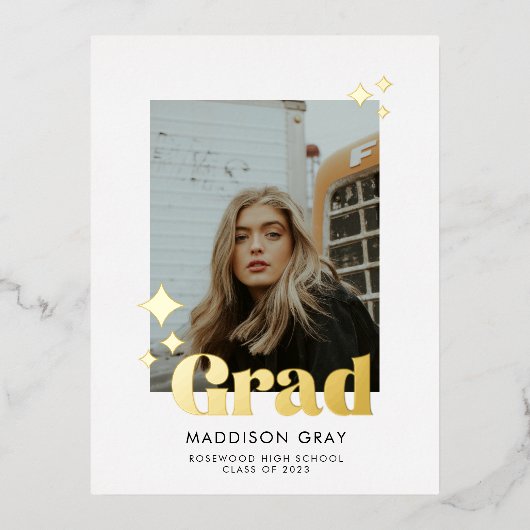 Uitnodiging voor de moderne aankondiging van het A (Voorkant)