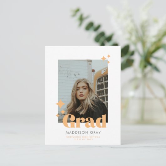 Uitnodiging voor de moderne aankondiging van het A (Staand voorkant)