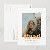 Uitnodiging voor de moderne aankondiging van het A (Voorkant / Achterkant)