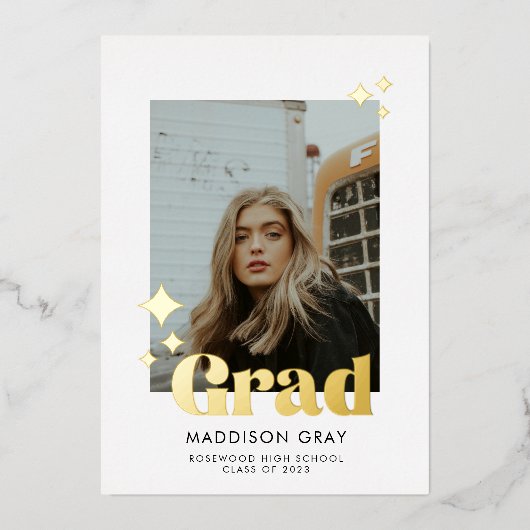 Uitnodiging voor de moderne aankondiging van het A (Voorkant)