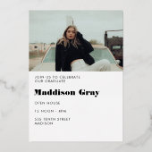 Uitnodiging voor de moderne aankondiging van het A (Achterkant)