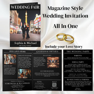 Uitnodiging voor de omslag van City Wedding Magazi