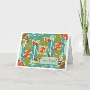 Uitnodiging voor de opening van het Art Show, Abst