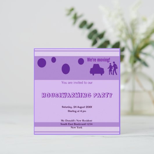 Uitnodiging voor de opwarming van de aarde (Staand voorkant)