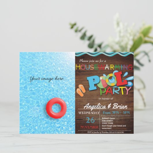 Uitnodiging voor de opwarming van de aarde (Staand voorkant)