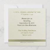 Uitnodiging voor de opwarming van de aarde (Achterkant)