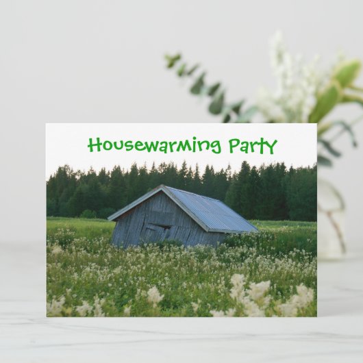 Uitnodiging voor de opwarming van de aarde (Staand voorkant)