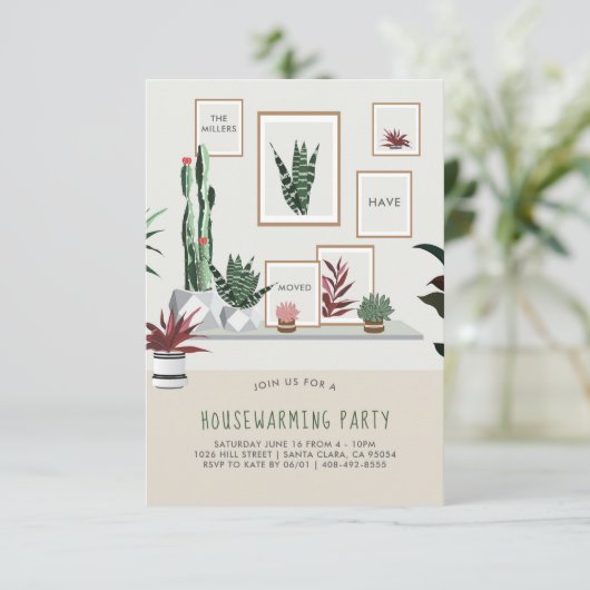 Uitnodiging voor de opwarming van de aarde | Plant (Staand voorkant)