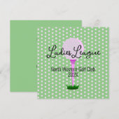 Uitnodiging voor de partij Golf (Voorkant / Achterkant)