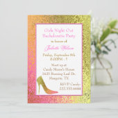 Uitnodiging voor de partij met de opwindende gorde (Staand voorkant)