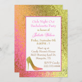 Uitnodiging voor de partij met de opwindende gorde (Voorkant / Achterkant)