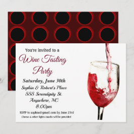 Uitnodiging voor de partij Pour Wine Tasting