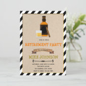 Uitnodiging voor de partij van wijn en sigaren (Staand voorkant)