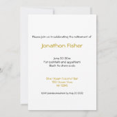 Uitnodiging voor de partij voor de herstelling van (Achterkant)