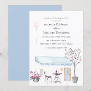 Uitnodiging voor de partij voor de waterverf in Pa