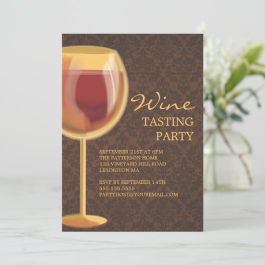 Uitnodiging voor de Partij voor het Testen van Gla (Staand voorkant)