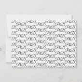 Uitnodiging voor de promotiepartij in Marble Gradu (Achterkant)