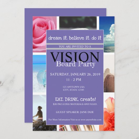 Uitnodiging voor de Raad van bestuur (Voorkant / Achterkant)