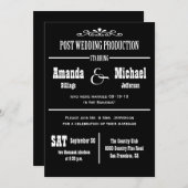 Uitnodiging voor de receptie na de bruiloft - Thea (Voorkant / Achterkant)