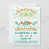 Uitnodiging voor de Retro Summer Party (Voorkant)