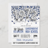 Uitnodiging voor de reünie van de middelbare schoo (Voorkant)