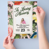 Uitnodiging voor de roze begrafenis flyer (Hand)