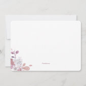 Uitnodiging voor de Roze Post Bruiloft Brunch van (Achterkant)