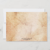 Uitnodiging voor de Rustic Wine Elope of Post Wedd (Achterkant)