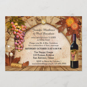 Uitnodiging voor de Rustic Wine Elope of Post Wedd