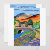 uitnodiging voor de schotse hooglanden (Voorkant / Achterkant)