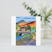 uitnodiging voor de schotse hooglanden (Staand voorkant)