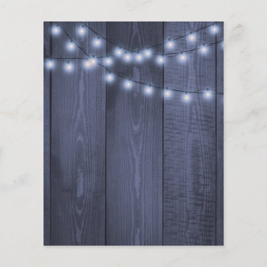 Uitnodiging voor de strenge winterdagdouche flyer (Achterkant)