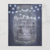 Uitnodiging voor de strenge winterdagdouche flyer (Voorkant)