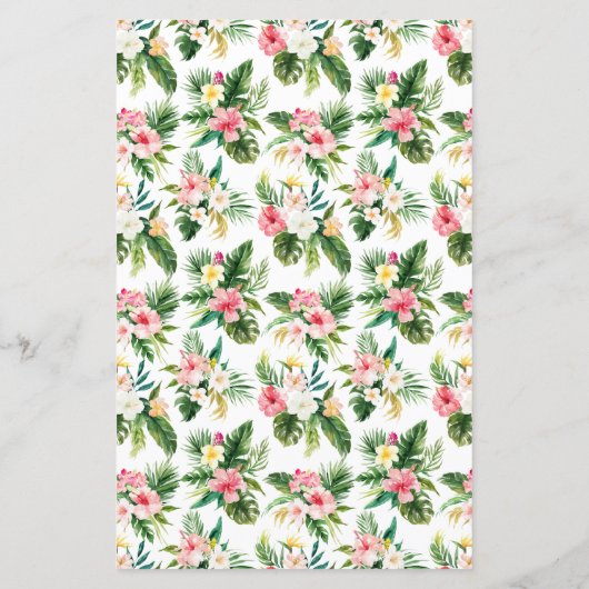 Uitnodiging voor de Tropische Floral Summer Engage (Achterkant)