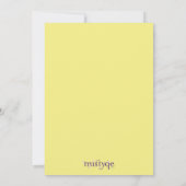 Uitnodiging voor de tweede zomerpartij (Achterkant)