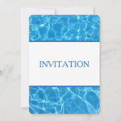 Uitnodiging voor de uitreiking van de zwemclub Blu (Achterkant)