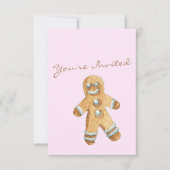 Uitnodiging voor de uitwisseling van kerstkoekjes (Voorkant)