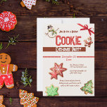 Uitnodiging voor de uitwisseling van kerstkoekjes<br><div class="desc">Maak kennis met onze uitnodiging voor een kerstkoekjesuitwisseling! Het hosten van een cookie exchange is zo leuk en deze feestelijke 5 x7" cookie exchange invite is de perfecte manier om het woord te verspreiden naar uw gasten.</div>